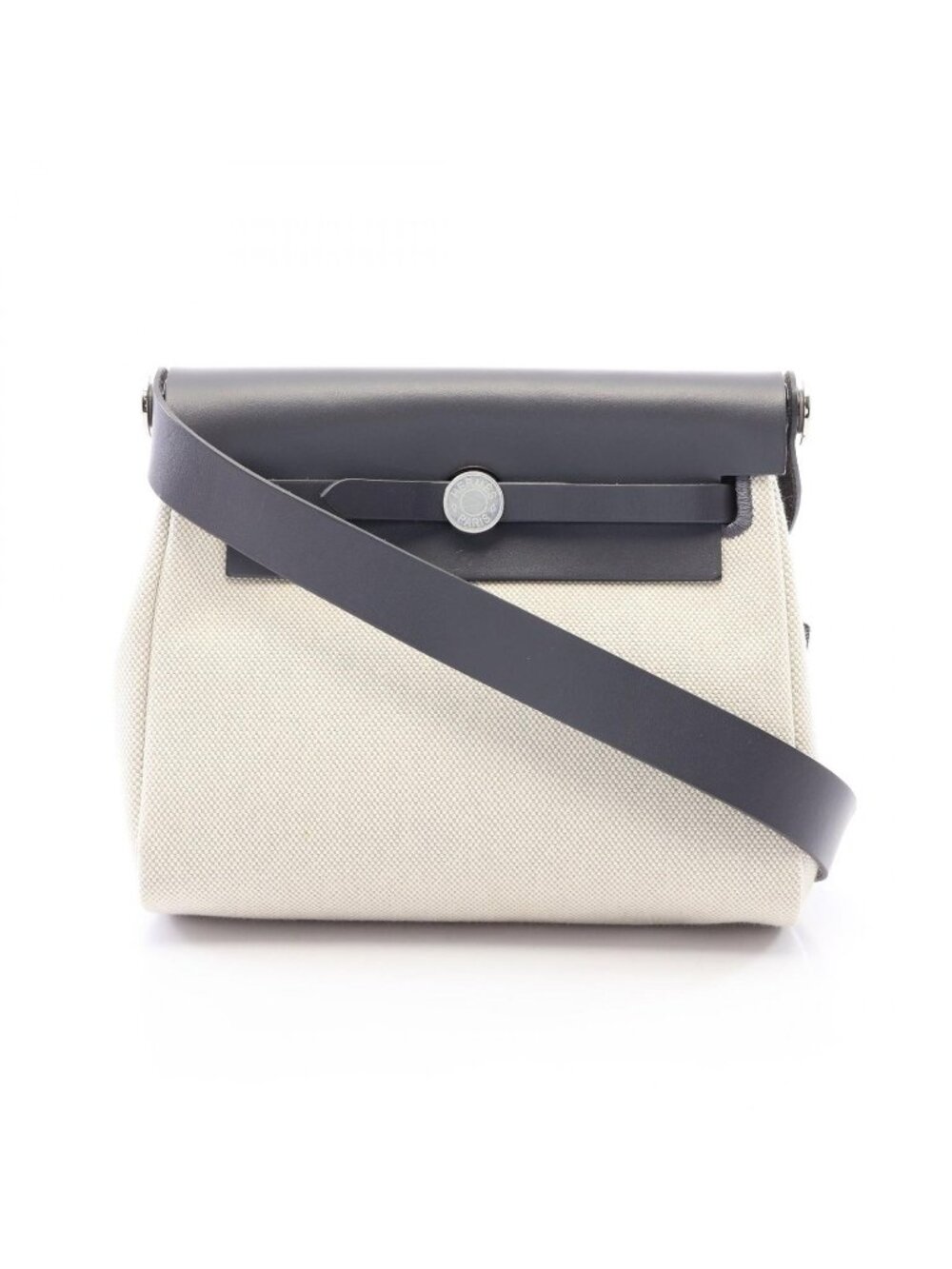Hermes Shoulder Bag Herbag Zip Mini Ecru Ardoise